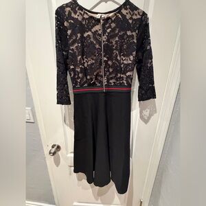 Elegant Lace Long Sleeve Dress